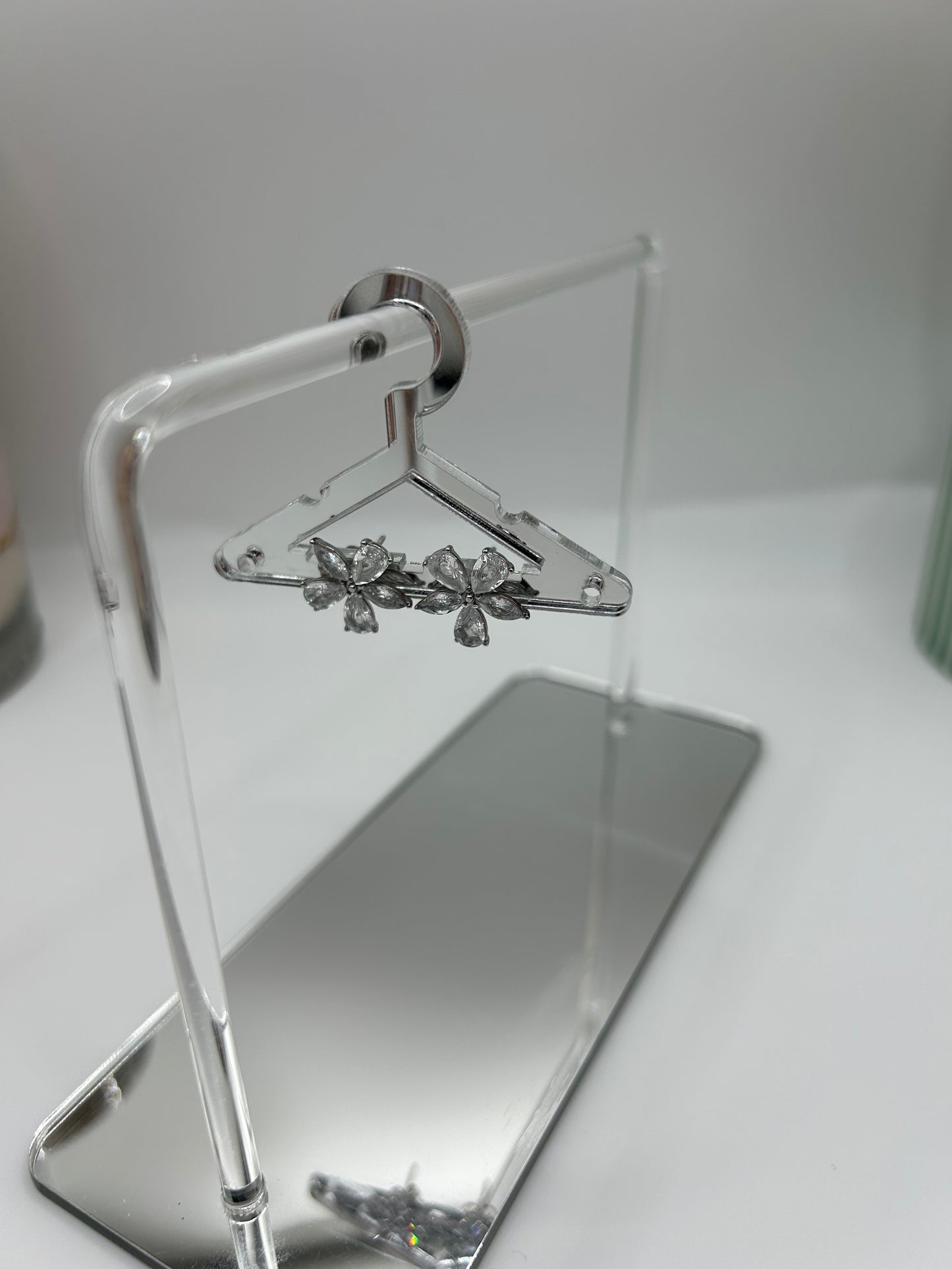 Brincos Rosane prateado