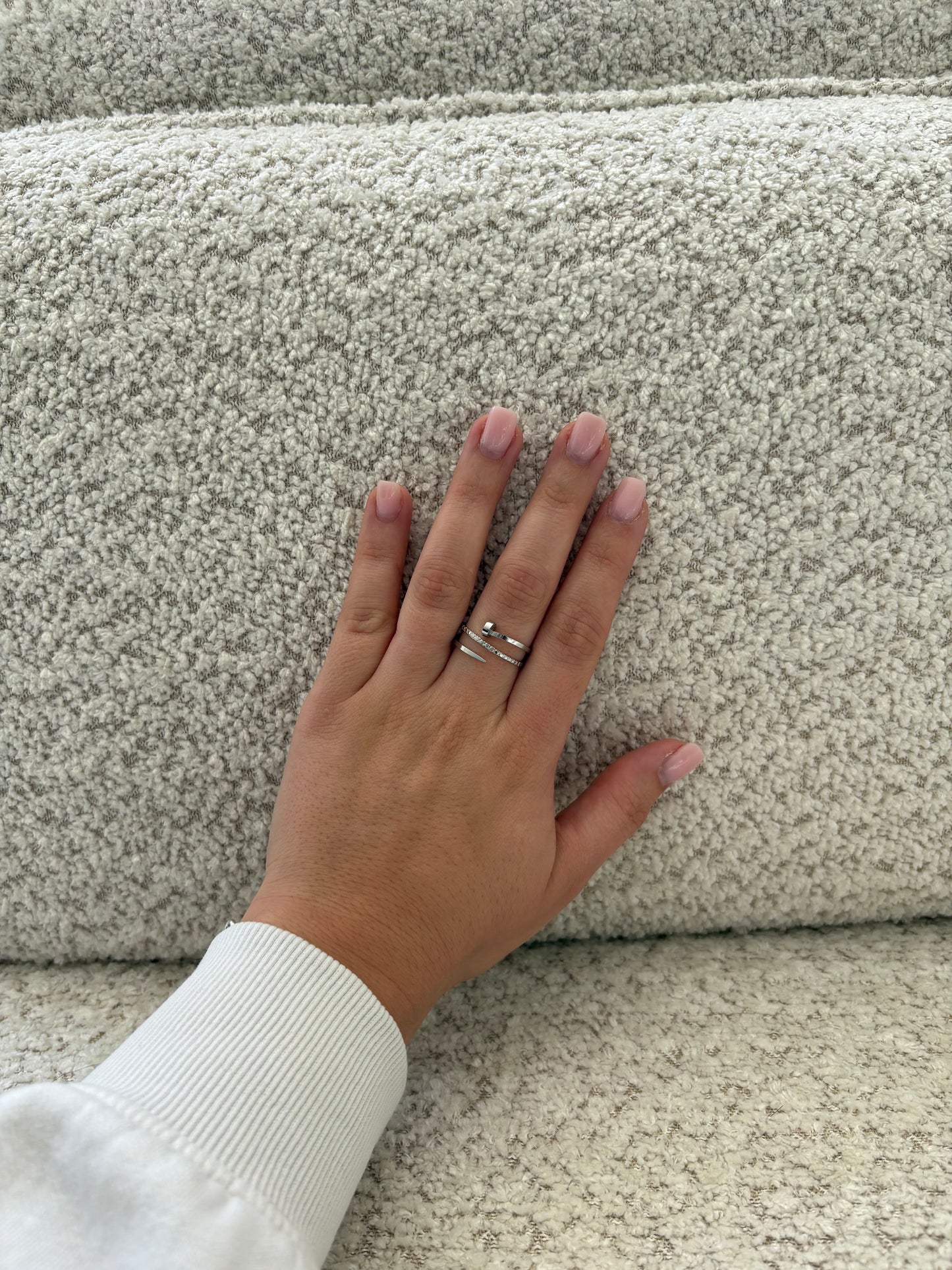 Anel de Prateado Jenna