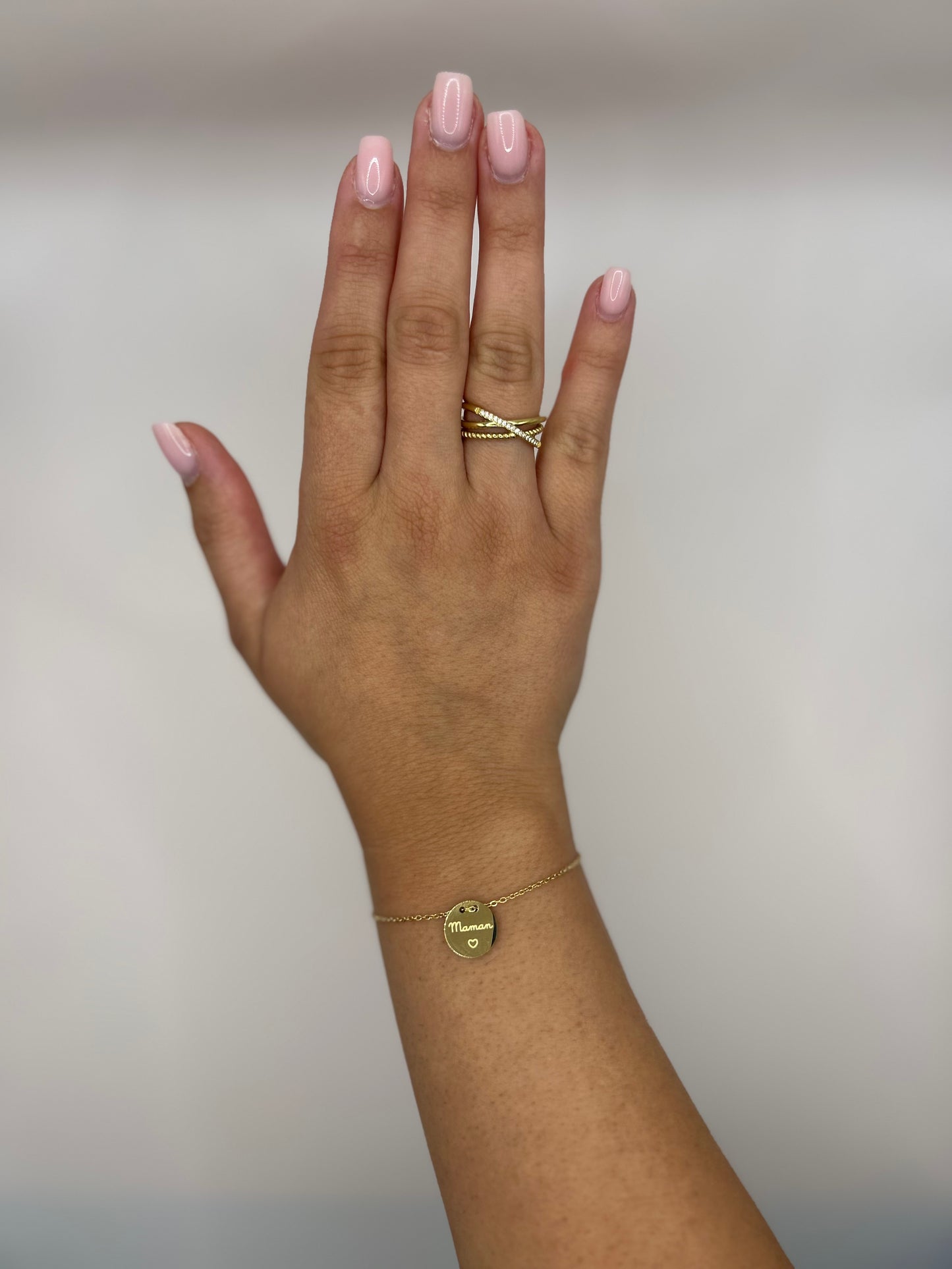 Bracelet "Maman" Doré