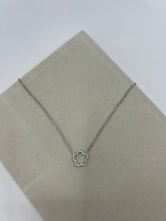 Adria Silver Necklace