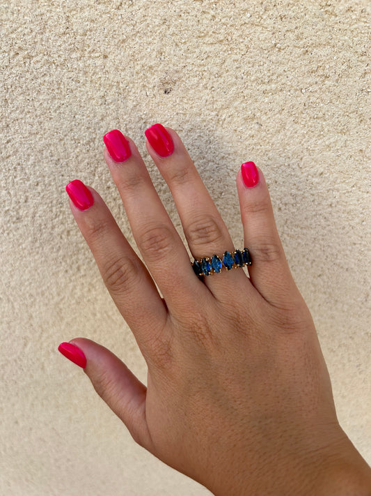 Bague Yeraz Bleue